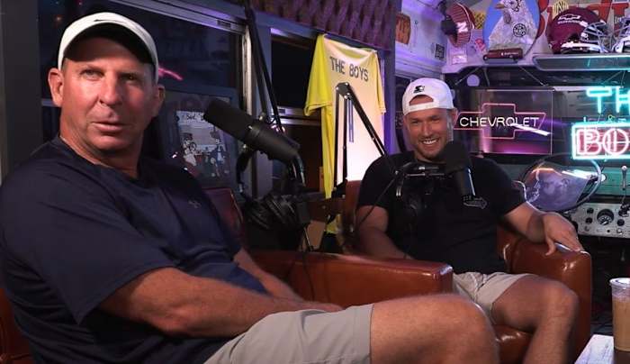 Bo Pelini and Will Compton